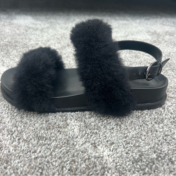 Alexandre Birman 41 Sport Fur Slingback Sandals - Picture 2 of 7